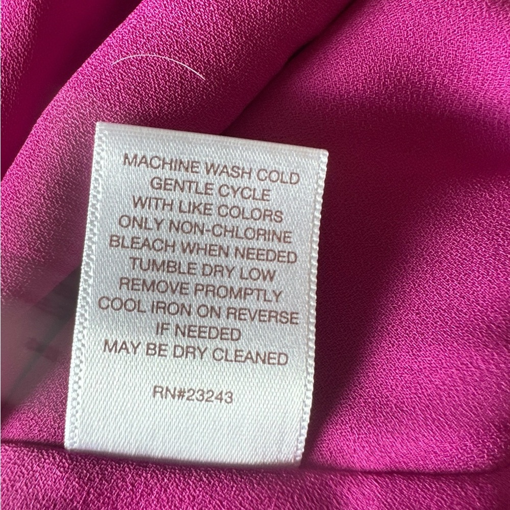 Eva Mendes Halter Maxi Dress – Colorblock Purple/Fuchsia – Size Small NWT - Picture 14 of 15